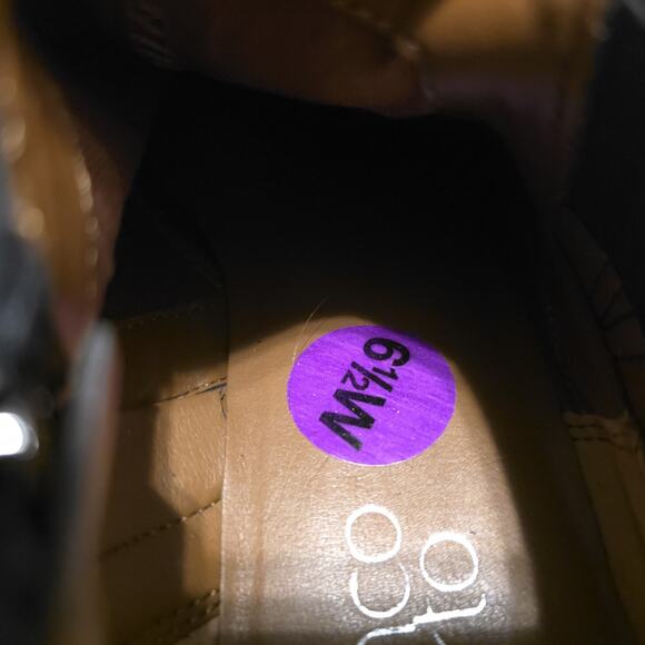 Franco Sarto Womens Size 6.5 M Black Suede Heeled Ankle Chelsea Boots Bootie - Picture 8 of 10